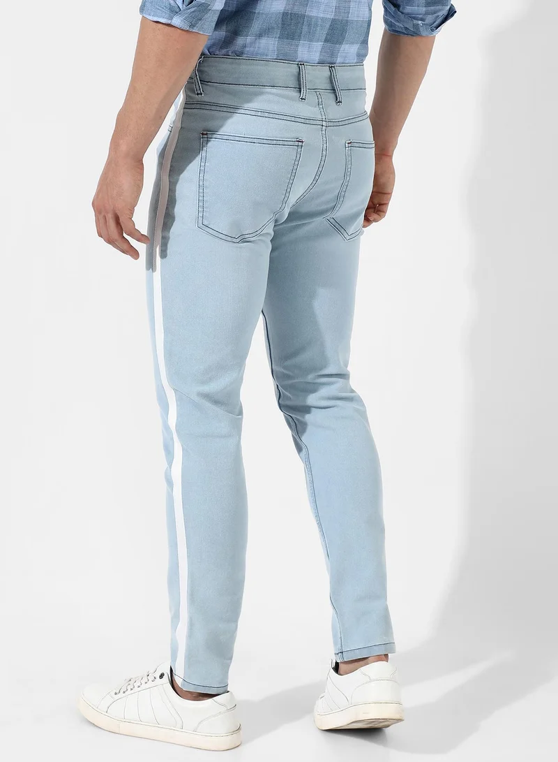 CAHOOT  Men's Side-Striped Tapered Denim Jeans for Men | Best Price UAE