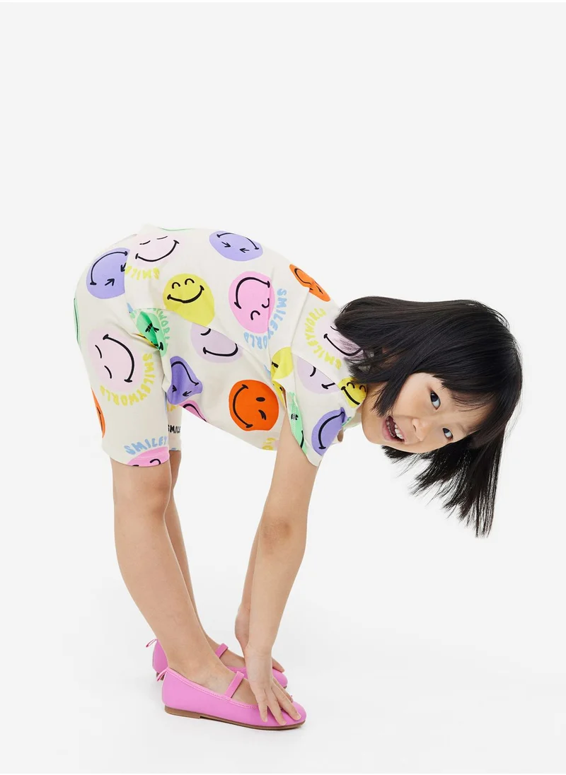 اتش اند ام Kids Smiley Print Cycling Shorts