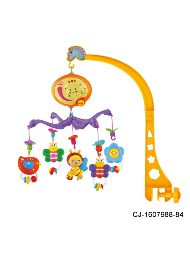 CJ Baby Electric Bed Bell Russian Version Multifunctional Rotating Bedside Bell Newborn Soothing Early Education Educational Toys - Image 1