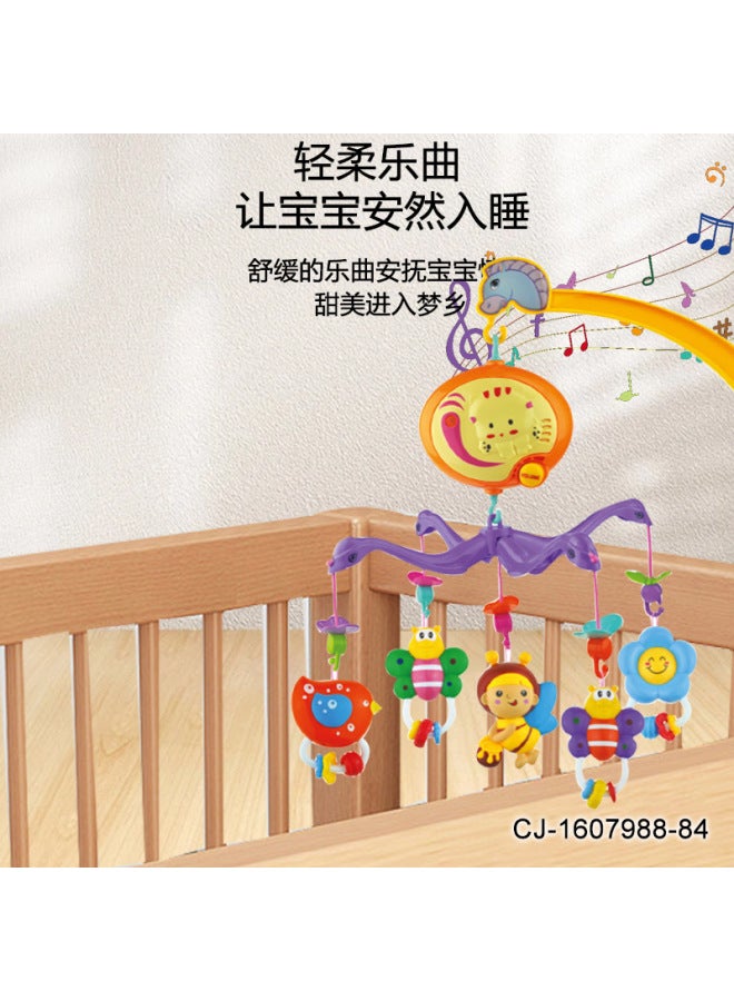 CJ Baby Electric Bed Bell Russian Version Multifunctional Rotating Bedside Bell Newborn Soothing Early Education Educational Toys - Image 3