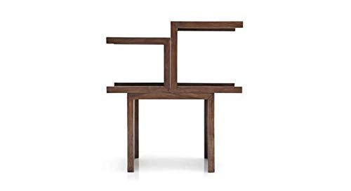 Umark Nested Stool Sheesham Wood Sofa Side Stool Set of 3 Stool Natural Brown Finish - Image 4