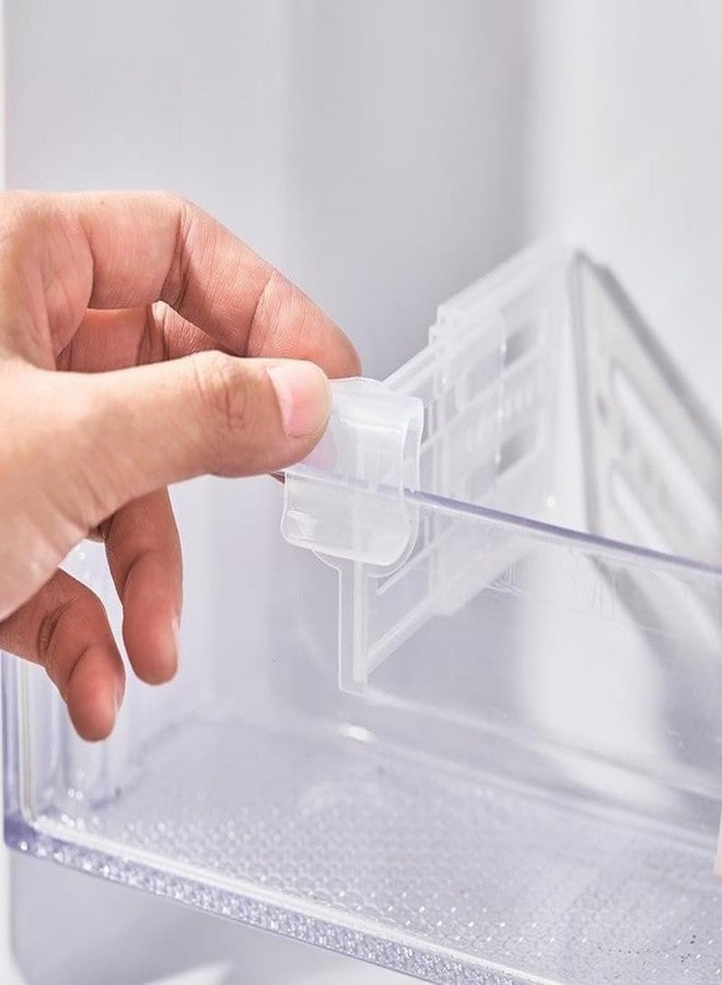 Bhuma™ 4 Pc's Refrigerator Internal Drawer Adjustable Fridge Divider Storage Dividing Bottle Organizer For Fridge - Image 3