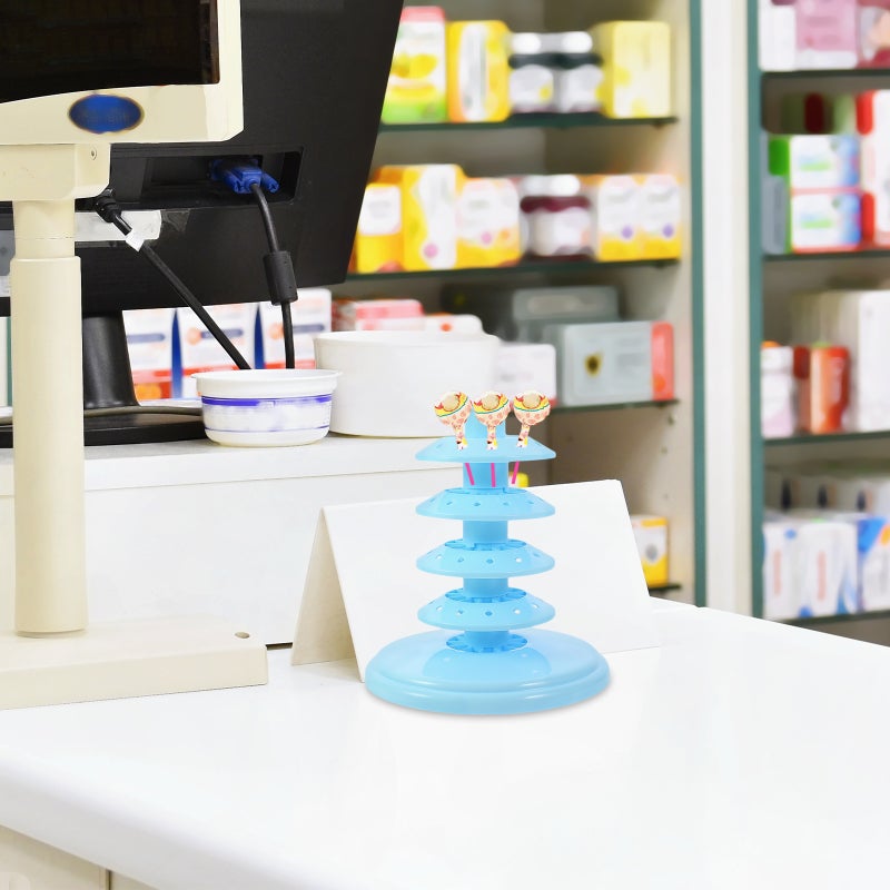 Cake Display Tower Multi-holes Lollipop Display Stand Tiered Lollipop Organizer for Store - Image 4