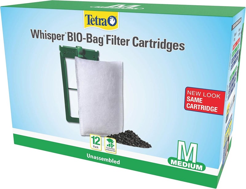 Tetra Whisper BIO-Bag Filter Cartridges - Medium Size for Freshwater and Marine Aquariums, 12 Pack - Image 4