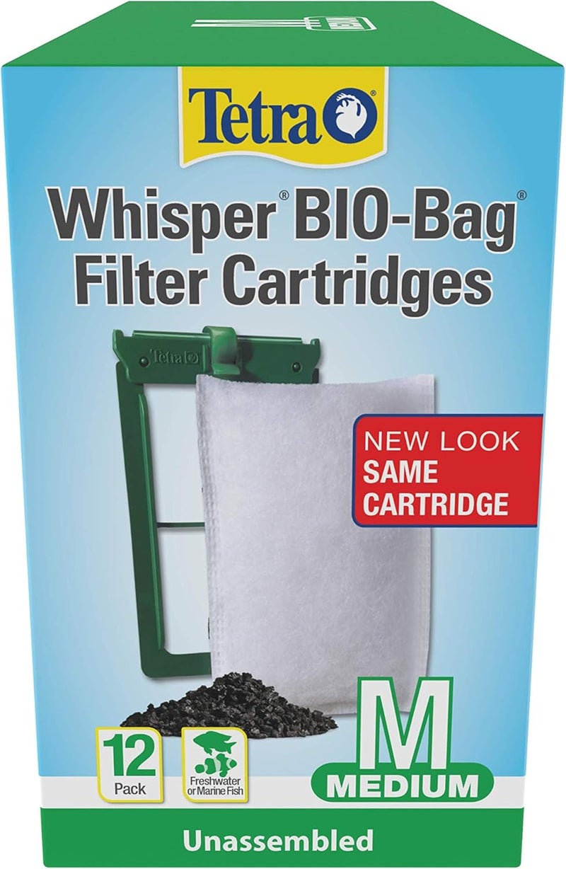 Tetra Whisper BIO-Bag Filter Cartridges - Medium Size for Freshwater and Marine Aquariums, 12 Pack - Image 5