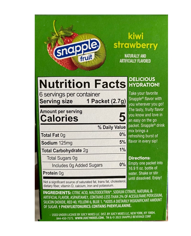 خلطة مشروب سنابل فواكه كيوي فراولة - علبتين تحتوي كل منهما على ستة أكياس مشروب بنكهة جاهزة - خالية من السكر (2) - Image 4