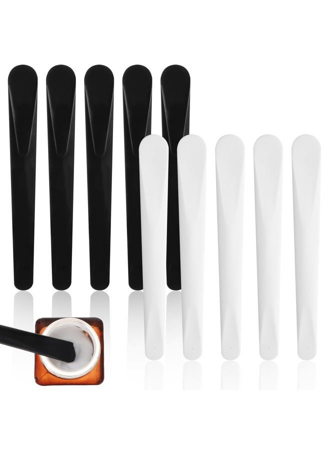 Molain 10Pcs Plastic Cosmetic Spatula Reusable Cosmetic Mask Mixing Spoon Spatulas Stick Applicator Beauty Facial Tools for Facial Skin Care DIY Mask Mixing and Sampling Tool - Image 1