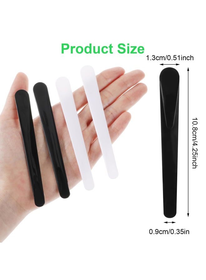 Molain 10Pcs Plastic Cosmetic Spatula Reusable Cosmetic Mask Mixing Spoon Spatulas Stick Applicator Beauty Facial Tools for Facial Skin Care DIY Mask Mixing and Sampling Tool - Image 2