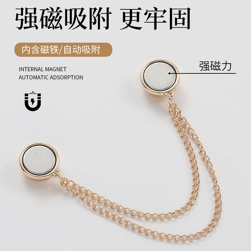 Magnetic Hemming Clips for Clothing Adjustment Silver  - Image 4