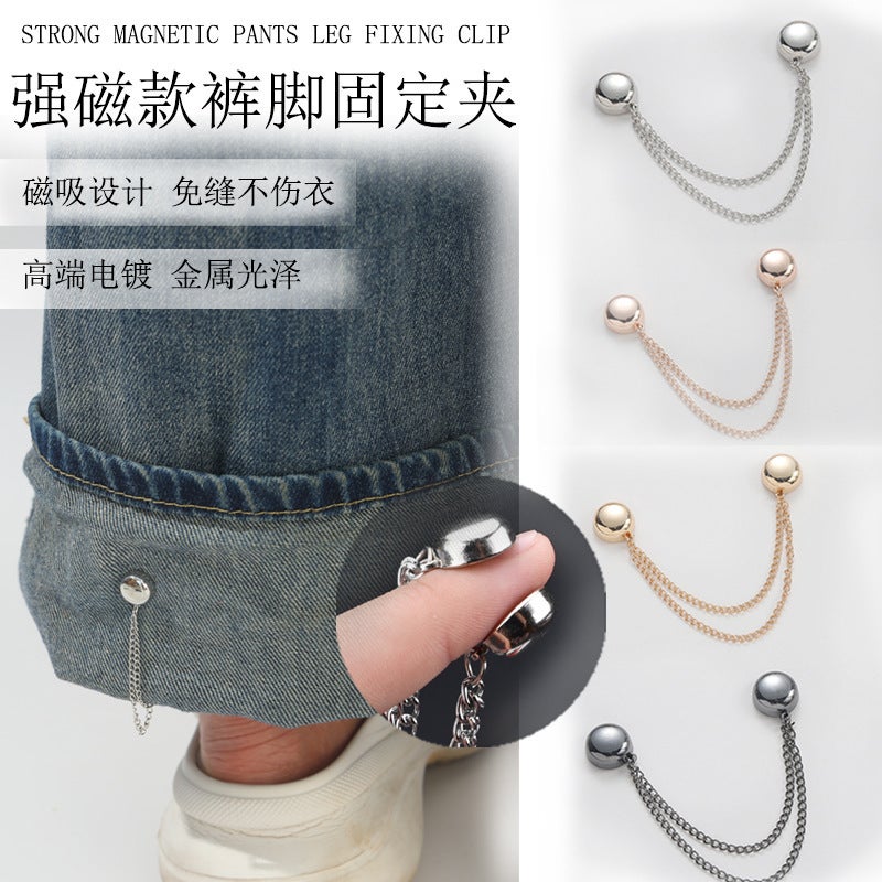 Magnetic Hemming Clips for Clothing Adjustment Silver  - Image 2
