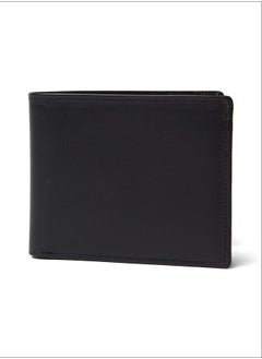Fashionable Logo Embellished Genuine Leather Bi-Fold Wallet