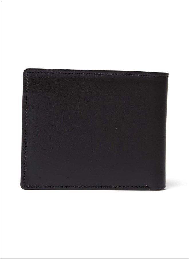 Premoda - Fashionable Logo Embellished Genuine Leather Bi-Fold Wallet - Image 1