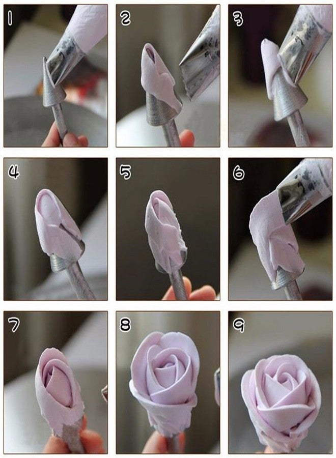 Daycount® Pack of 2 Cake Decorating Rod Aluminum Piping Cone Cream Rose Supporter for Cake Decoration Tool - Image 4