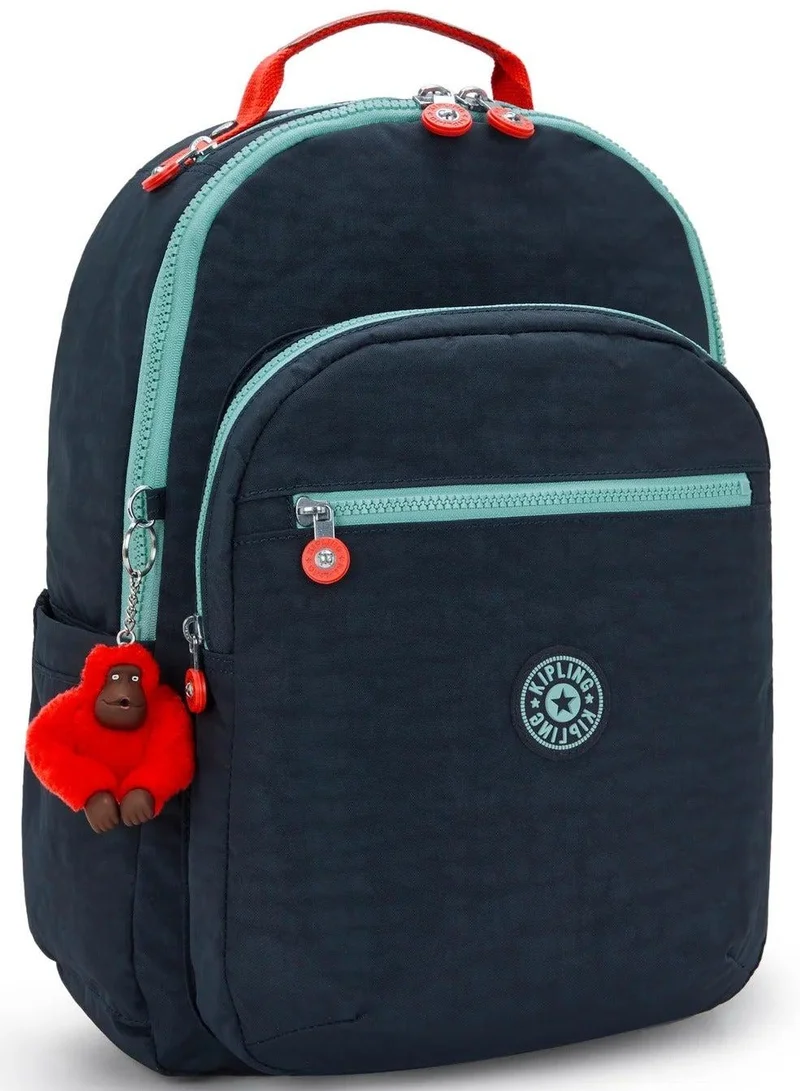 kipling  seoul unisex large backpack - cosmo blue c  | Best Price UAE