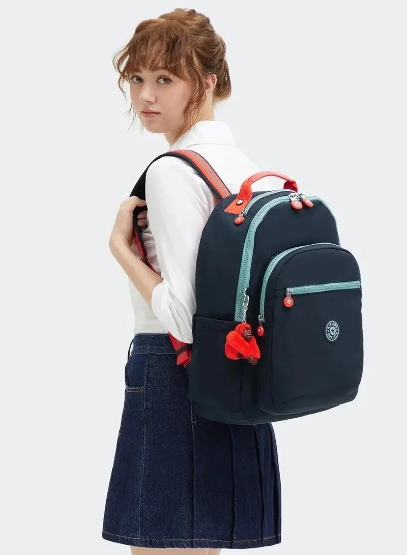kipling  seoul unisex large backpack - cosmo blue c  | Best Price UAE
