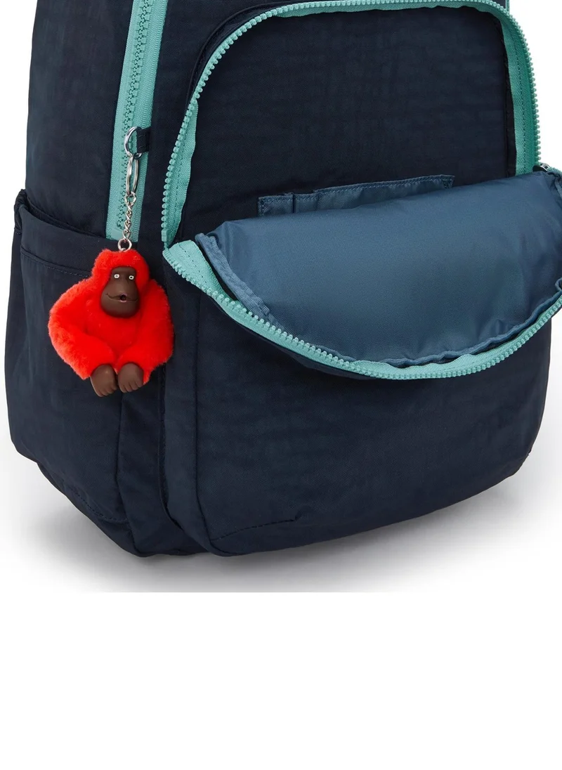 kipling  seoul unisex large backpack - cosmo blue c  | Best Price UAE