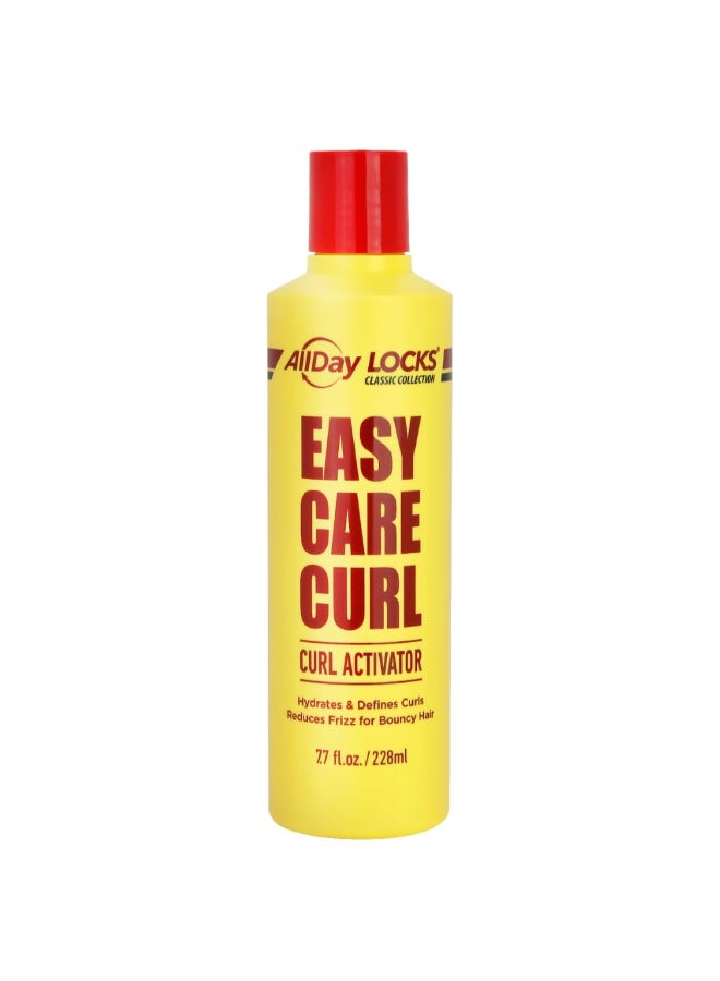 AllDay Locks Classic Easy Care Curl Activator Activator Product for Curly Hair Defines Moisturizes Strands Milky Cream Product for Men Women Easy Curling and Styling 77 oz Bottle - Image 2