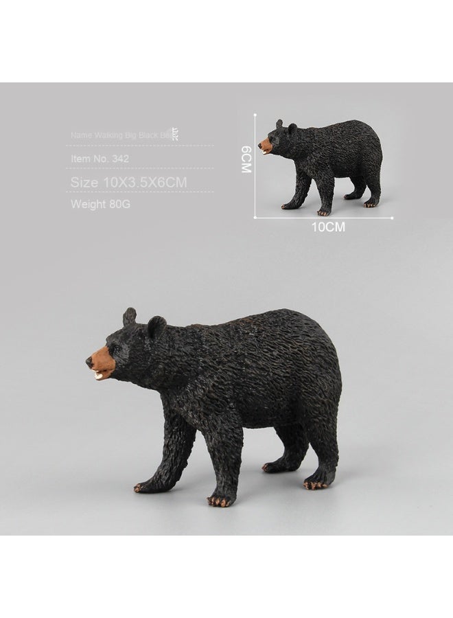 نيبمينينت نموذج تمثال حيوانات دب أسود صغير