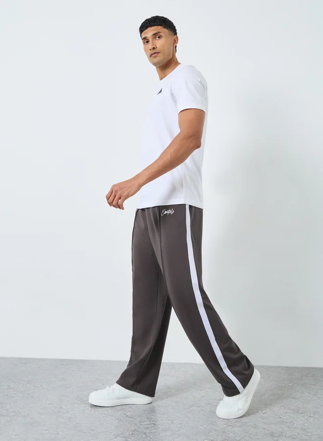 Styli Styli Men Side Stripe Oversized Terry Joggers