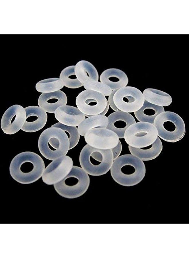 GBSTORE 100 Pcs Stop Beads Inserts Silicone Rubber Donut Spacers Compatible For Use Alone Or With Clip Lock Spacer Charm2Mm By 6Mm - Image 2