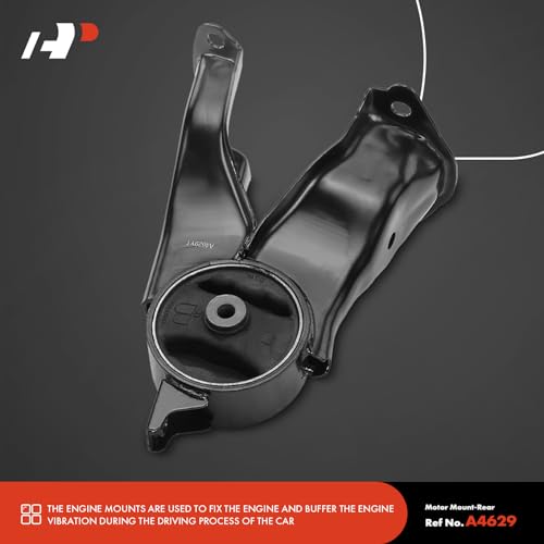 A-Premium 3PCS Engine Motor Mount and Transmission Mount Kit Compatible with Mitsubishi Galant 2004-2006, Endeavor 2004-2008/2010-2011, 3.8L, Automatic Transmission, Replace# MR589192, MN589192 - Image 4