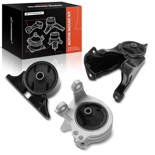 A-Premium 3PCS Engine Motor Mount and Transmission Mount Kit Compatible with Mitsubishi Galant 2004-2006, Endeavor 2004-2008/2010-2011, 3.8L, Automatic Transmission, Replace# MR589192, MN589192 - Image 1