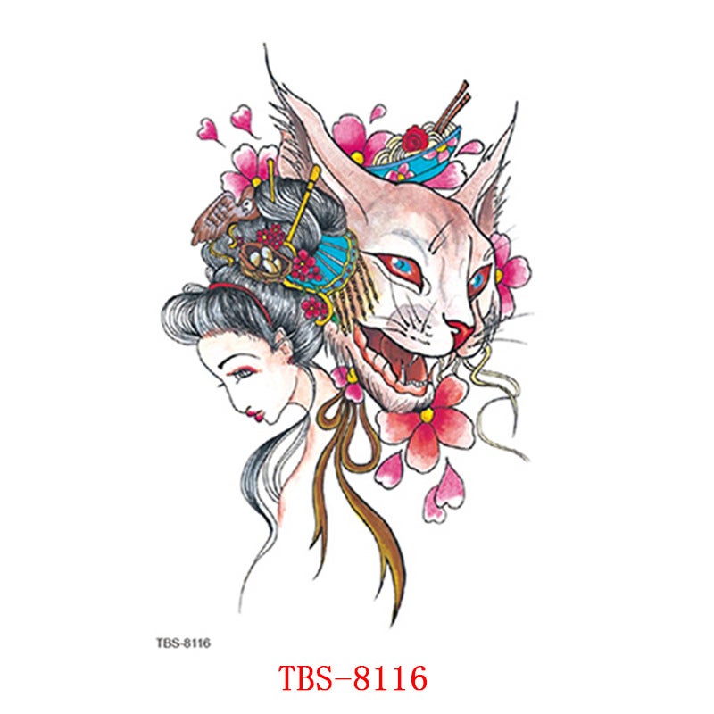 Waterproof Tattoo Stickers Totem Character Animal Tattoo Stickers Spot Tattoo - Image 5