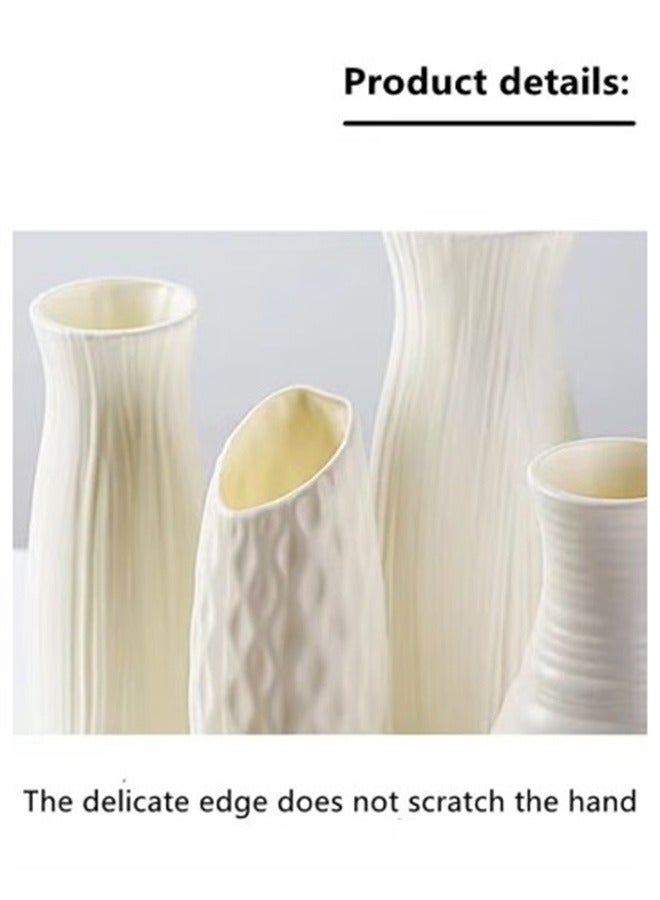 Bukela Plastic Vase Impact Resistant Simulation Vase Decoration For Living Room  Creative And Simple Small And Fresh Vase Insertion - Image 5