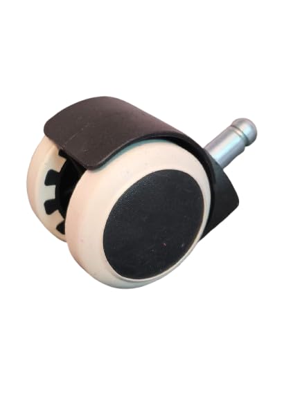 FTE Office Chair Wheels Set of 5 Heavy Duty Caster Wheels for Rolling Chairs Computer Chairs Furniture Replacement Chair Parts Wheel Base Accessories and Spare Parts for Office Chairs SPRING