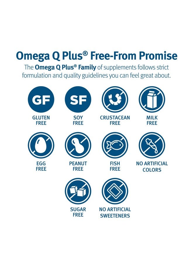 Dr. Sinatra - Omega Q Plus Resveratrol And Turmeric Omega3 Supplement With Coq10 Support For Healthy Blood Flow And Healthy Inflammatory Response - Image 1