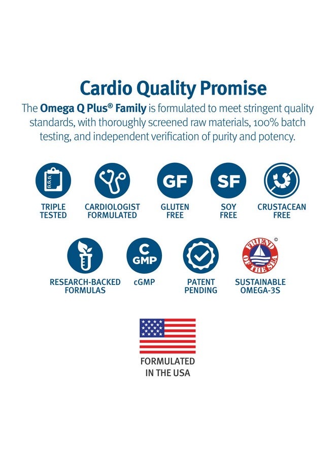 Dr. Sinatra - Omega Q Plus Resveratrol And Turmeric Omega3 Supplement With Coq10 Support For Healthy Blood Flow And Healthy Inflammatory Response - Image 1
