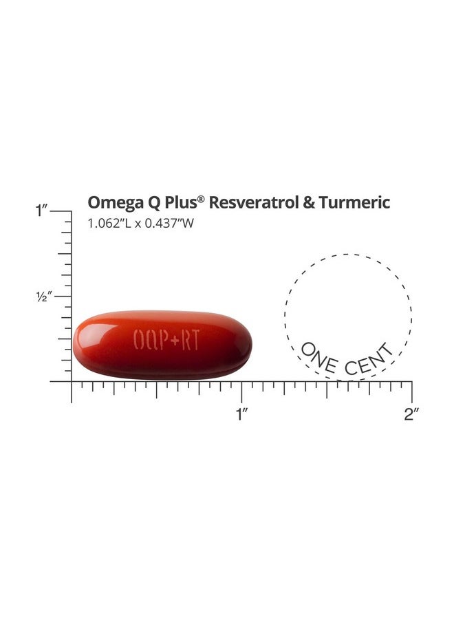 Dr. Sinatra - Omega Q Plus Resveratrol And Turmeric Omega3 Supplement With Coq10 Support For Healthy Blood Flow And Healthy Inflammatory Response - Image 1
