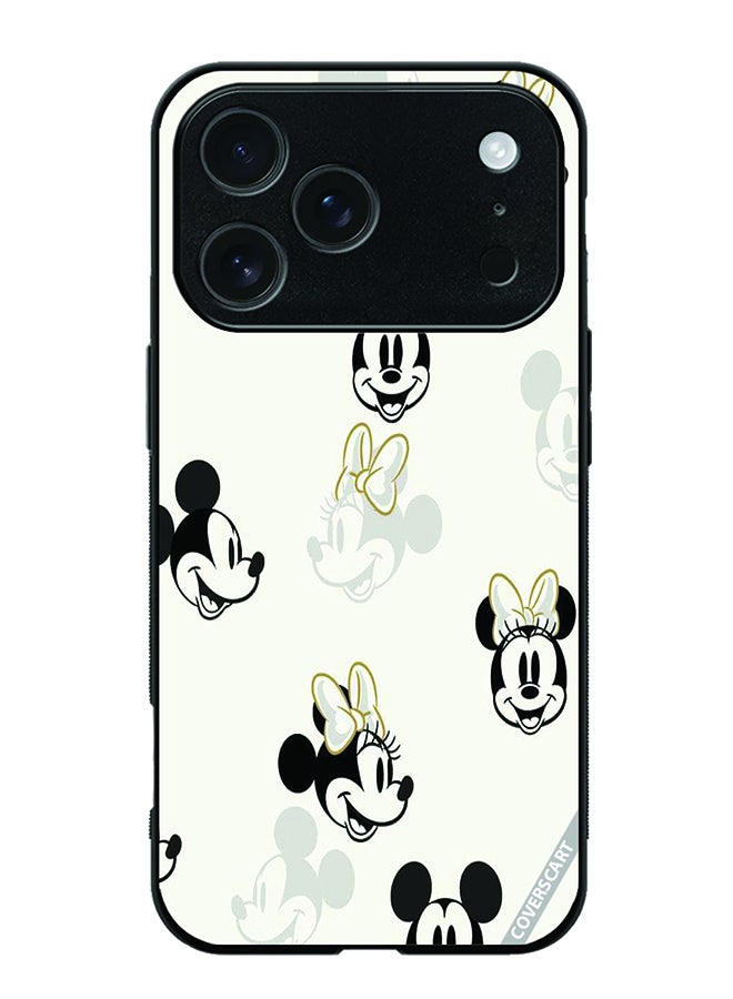 Protective Case Cover For Apple iPhone 17 Pro Max Mickey Mouse Design Multicolour