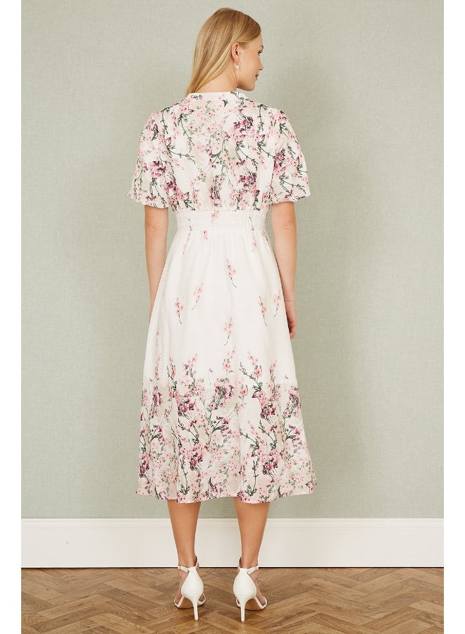 Yumi Floral Print Midi Dress  - Image 4