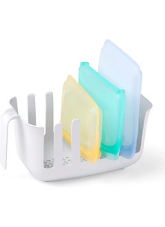 YouCopia YouCopia Reusable Silicone Bag Drying Dry&Store, Rack, White  - Image 1