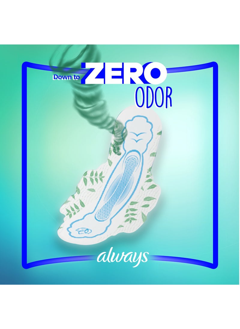 Always - 3In1 Herbal Freshness Ultra Thin Long Sanitary Pad With Wings 26 Pad - Image 1