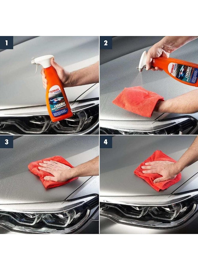 SONAX XTREME Ceramic Spray Coating 750ml – Car Paint Protection, Hydrophobic, High Gloss, Easy Spray-On, Si-Carbon Technology - Image 5