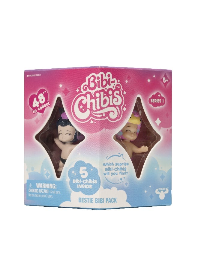 Moose Toys مجموعة شخصيات بيبي-شيبى الأفضل 5 شخصيات قابلة للجمع، عبوة غامضة، قطعة متنوعة 1 (قد يختلف النمط واللون) كل واحدة تباع بشكل منفصل شخصية طفل لطيفة | شخصية مفاجئة | شخصية غامضة | هدية للأطفال وجامعي التحف! - Image 1