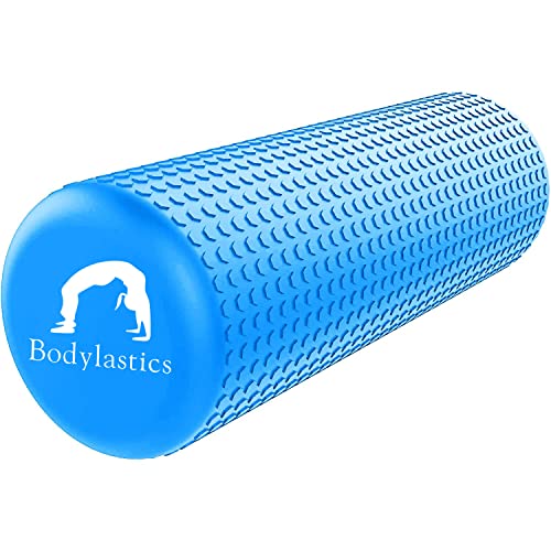 Bodylastics Foam Roller (45 x 15 cms) for Deep Tissue Massage, Relief from Sore Muscles Pain, Pre & Post Exercise Fitness Workout Sessions - Image 1