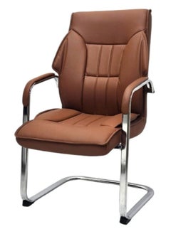 SULSHA SULSHA "High Back Office Visitors Chair - Faux Leather Ergonomic Executive Desk Chair with Bow Steel Feet Base, Durable & Stable Design for Comfort,SUL-2484V Support & Long-Lasting Use"  - Image 3