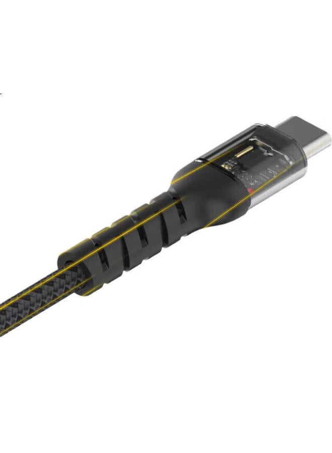 SHARGE Shanji 240W Data Cable, Dual-Head Type-C Fast Charging Cable, Compatible With 140W 100W Apple 15 Charging Cable, 5A Adapter For Huawei Xiaomi Android Phones, Tablets, Laptops - Image 2