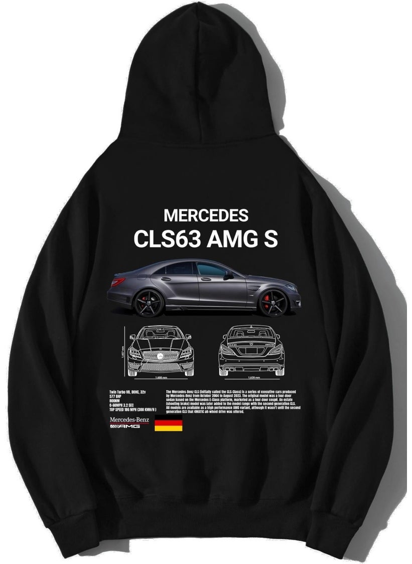 BRZ Collection - Unisex Oversize Mercedes CLS63 Amg Hoodie - Image 1