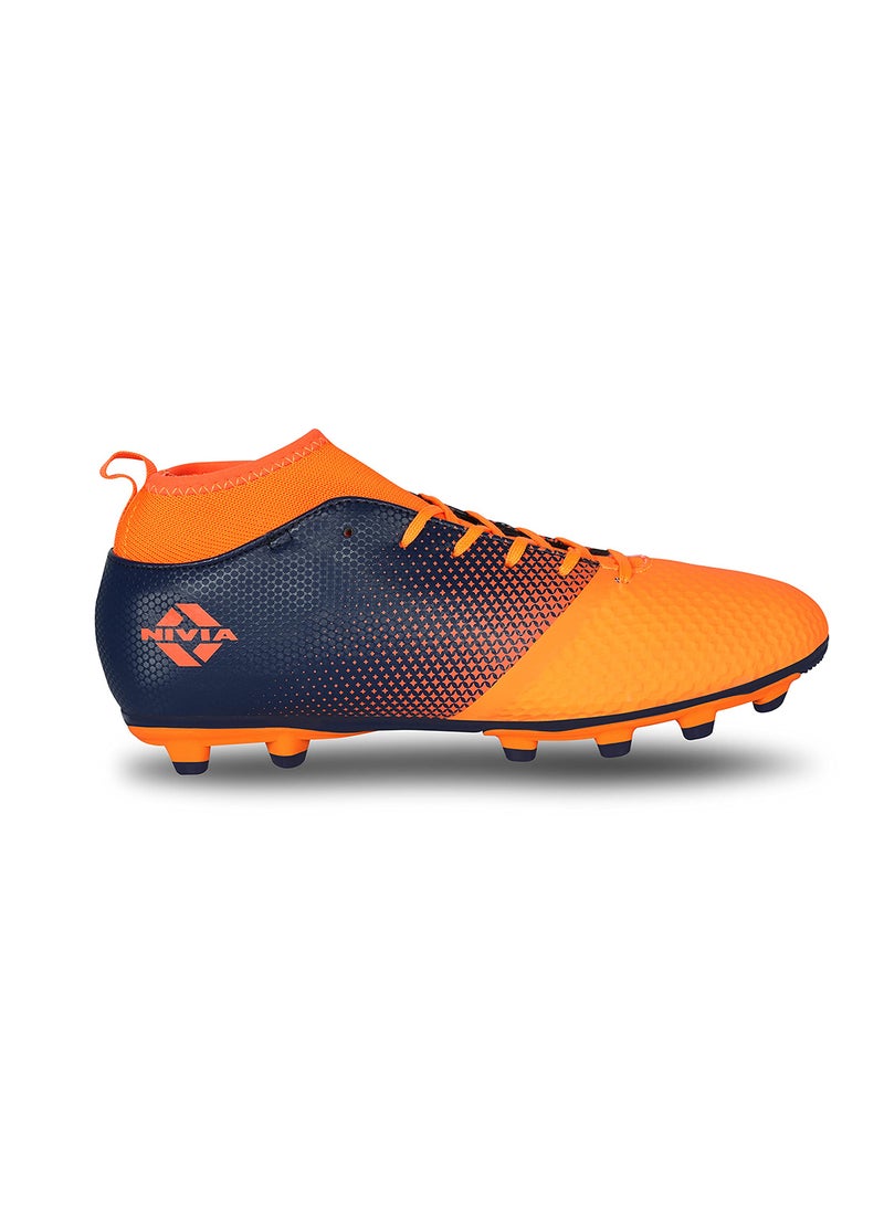 Nivia Ashtang Football Stud for Kids | 3 UK/ 4 US / 37 EU | TPU Sole with PU Synthetic Leather | A Moulded Removable E.VA | Pre-Molded TPU Light Weight Insole | Ideal for Hard and Grassy Surfaces - Image 1