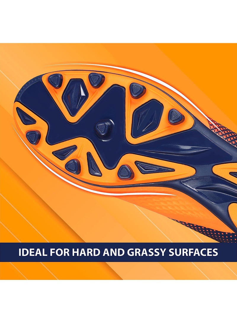 Nivia Ashtang Football Stud for Kids | 3 UK/ 4 US / 37 EU | TPU Sole with PU Synthetic Leather | A Moulded Removable E.VA | Pre-Molded TPU Light Weight Insole | Ideal for Hard and Grassy Surfaces - Image 5