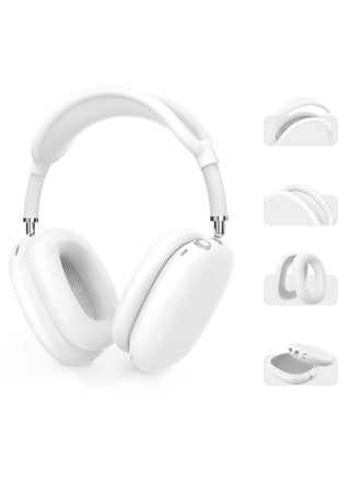 Suitable For Apple Airpods Max Solid Color Protective Case Apple Headset Soft Case Silicone Four-piece Set-Specifications:Starlight Four-piece Set - pzsku/ZF5F24CE6BE413743936EZ/45/1746228591/b7944e6e-3034-49fd-82fa-e357cef592e1