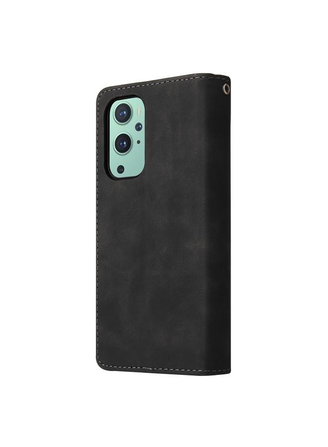 S-TOP Case For OnePlus 9 Multifunctional Frosted Zipper Wallet Leather Phone Case - Image 3
