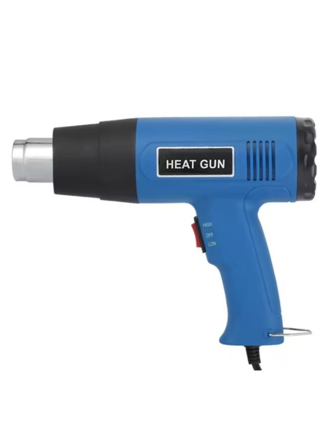 تك دوت مسدس هواء ساخن عالي التحمل، وضعان قابلان للتعديل لإزالة الطلاء، والتغليف بالانكماش، والشواء، وتسخين الفحم، واللحام، وثني الأنابيب، والحماية. - Image 1