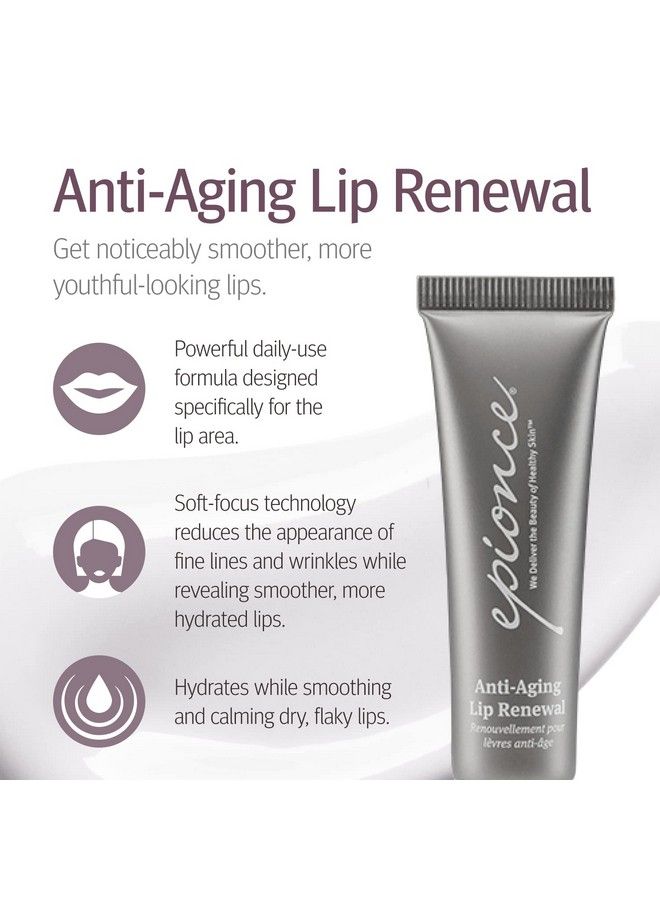 Epionce Antiaging Lip Renewal Hydrating Lip Treatment Anti Aging Lip Balm For All Skin Types42 Oz - Image 3