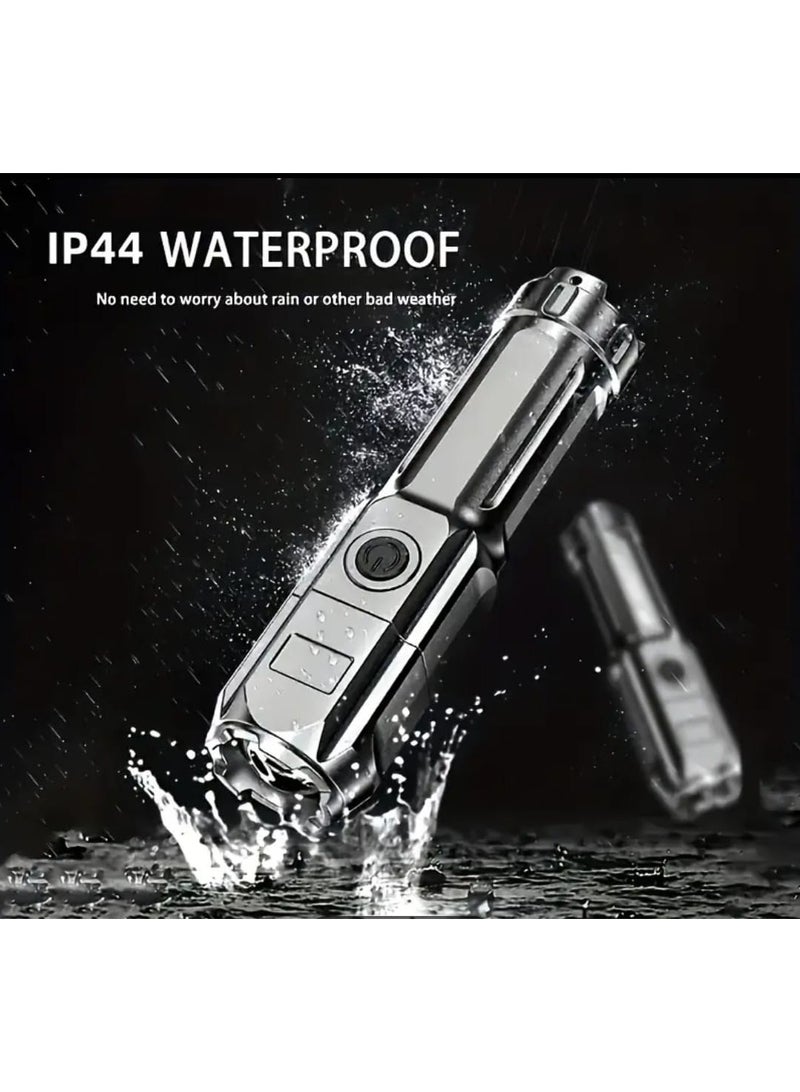 مصباح يدوي فائق السطوع قابل للتكبير - محمول، متعدد الوظائف، تكبير تلسكوبي للاستخدام المنزلي في الهواء الطلق - Image 1