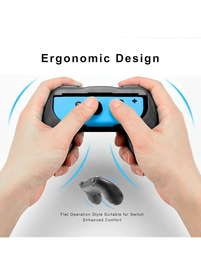 X spring Grips For Nintendo Switch 2 Pack Handheld Joystick Remote Control Holder Black Controller Grips Game Controller Grip Game Accessories Compatible With Nintendo Switch Joy Con - Image 2